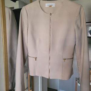 Calvin Klein Women's Beige Blazer